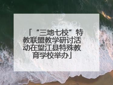 “三地七校”特教联盟教学研讨活动在望江县特殊教育学校举办