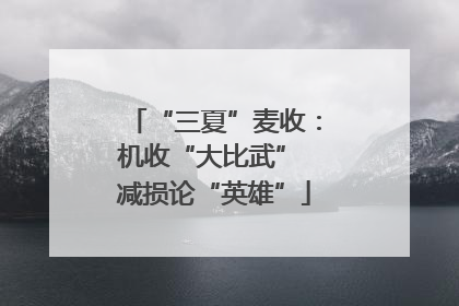 “三夏”麦收：机收“大比武” 减损论“英雄”