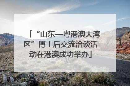 “山东—粤港澳大湾区”博士后交流洽谈活动在港澳成功举办
