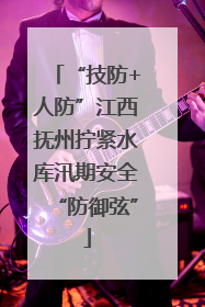 “技防+人防”江西抚州拧紧水库汛期安全“防御弦”
