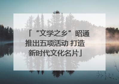 “文学之乡”昭通推出五项活动 打造新时代文化名片