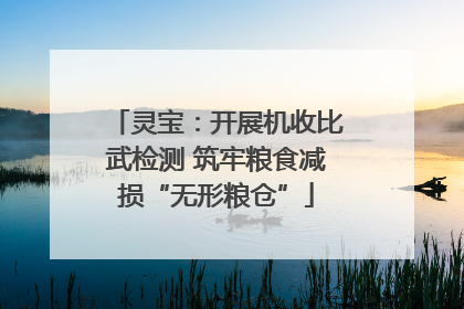 灵宝：开展机收比武检测 筑牢粮食减损“无形粮仓”