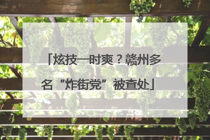 炫技一时爽？赣州多名“炸街党”被查处