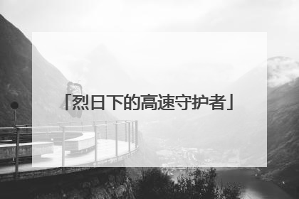烈日下的高速守护者