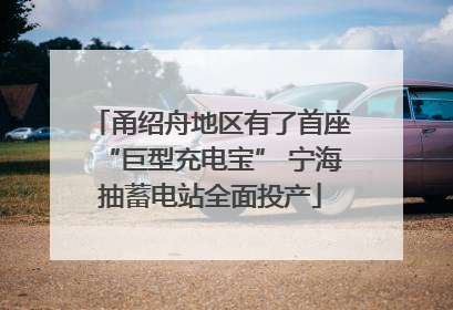 甬绍舟地区有了首座“巨型充电宝” 宁海抽蓄电站全面投产