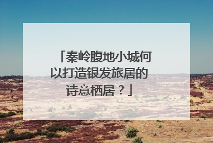 秦岭腹地小城何以打造银发旅居的诗意栖居？