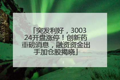 突发利好，300324开盘涨停！创新药重磅消息，融资资金出手加仓股揭晓