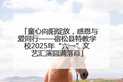 童心向阳绽放，感恩与爱同行——宿松县特教学校2025年“六一”文艺汇演圆满落幕