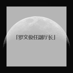 罗文俊任副厅长