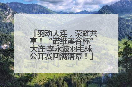 羽动大连，荣耀共享！“诺维溪谷杯”大连·李永波羽毛球公开赛圆满落幕！