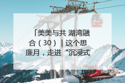 美美与共 湖湾融合（30）｜这个思廉月，走进“沉浸式”清风课堂