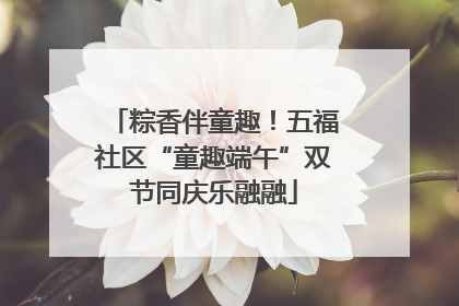 粽香伴童趣！五福社区“童趣端午”双节同庆乐融融