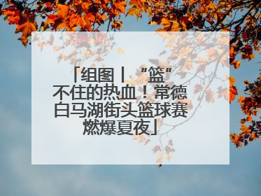 组图丨“篮” 不住的热血！常德白马湖街头篮球赛燃爆夏夜