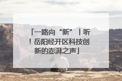 一路向“新”丨听！岳阳经开区科技创新的澎湃之声