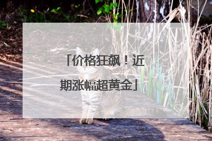 价格狂飙！近期涨幅超黄金