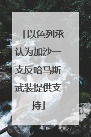 以色列承认为加沙一支反哈马斯武装提供支持