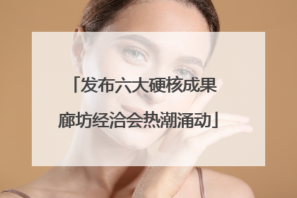 发布六大硬核成果 廊坊经洽会热潮涌动