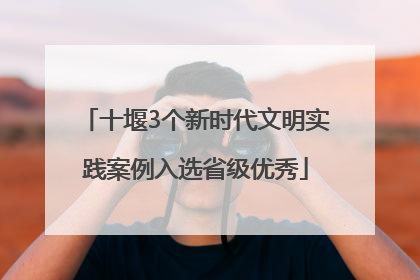 十堰3个新时代文明实践案例入选省级优秀
