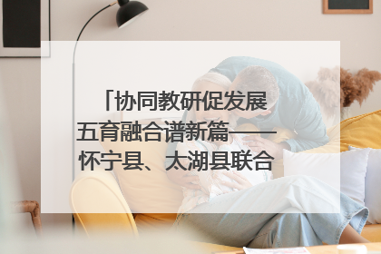 协同教研促发展 五育融合谱新篇——怀宁县、太湖县联合教研活动在月山镇中心学校成功举办