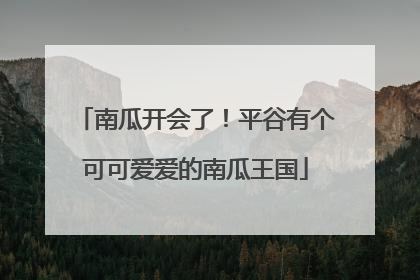 南瓜开会了！平谷有个可可爱爱的南瓜王国