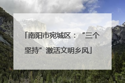 南阳市宛城区：“三个坚持”激活文明乡风
