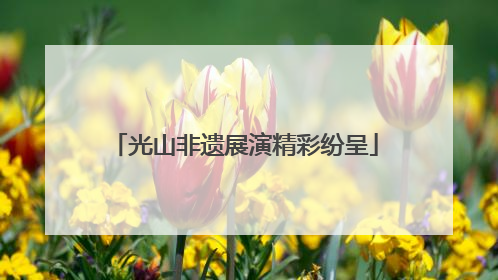 光山非遗展演精彩纷呈