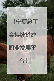 宁夏总工会持续搭建职业发展平台