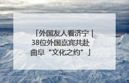 外国友人看济宁｜38位外国嘉宾共赴曲阜“文化之约”