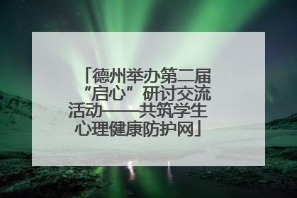 德州举办第二届“启心”研讨交流活动——共筑学生心理健康防护网