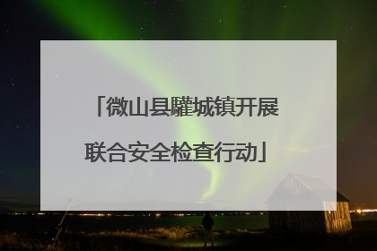 微山县驩城镇开展联合安全检查行动
