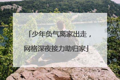 少年负气离家出走，网格深夜接力助归家