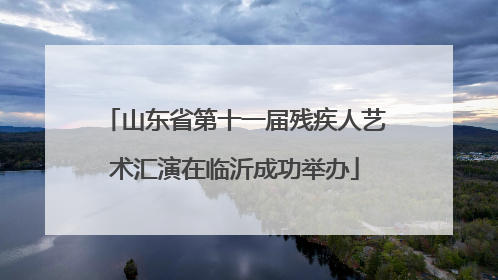山东省第十一届残疾人艺术汇演在临沂成功举办