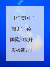 怕美国“撒手” 英国欲加大开发核武力