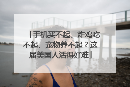 手机买不起、炸鸡吃不起、宠物养不起？这届美国人活得好难