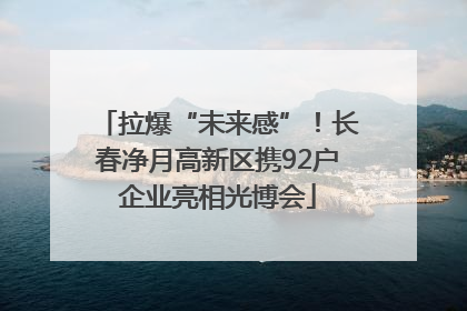 拉爆“未来感”！长春净月高新区携92户企业亮相光博会