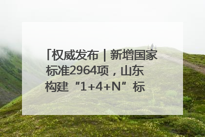 权威发布｜新增国家标准2964项，山东构建“1+4+N”标准化创新发展新格局
