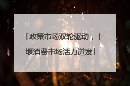 政策市场双轮驱动，十堰消费市场活力迸发