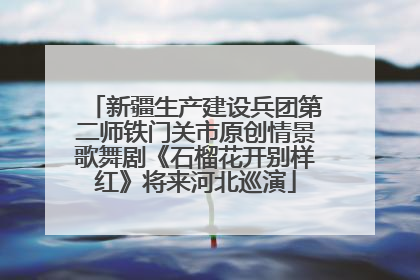 新疆生产建设兵团第二师铁门关市原创情景歌舞剧《石榴花开别样红》将来河北巡演