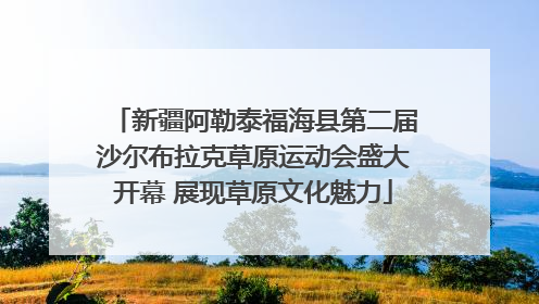 新疆阿勒泰福海县第二届沙尔布拉克草原运动会盛大开幕 展现草原文化魅力