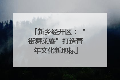新乡经开区：“街舞莱客”打造青年文化新地标