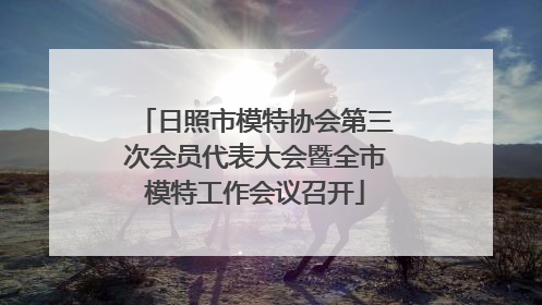 日照市模特协会第三次会员代表大会暨全市模特工作会议召开