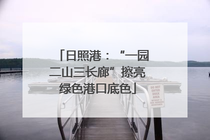 日照港：“一园二山三长廊”擦亮绿色港口底色