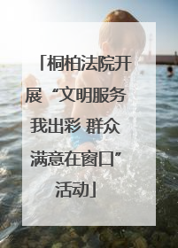 桐柏法院开展“文明服务我出彩 群众满意在窗口”活动