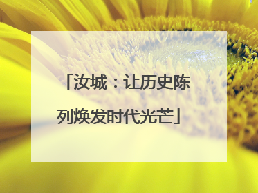 汝城：让历史陈列焕发时代光芒