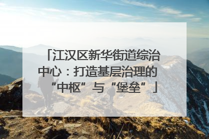 江汉区新华街道综治中心：打造基层治理的“中枢”与“堡垒”
