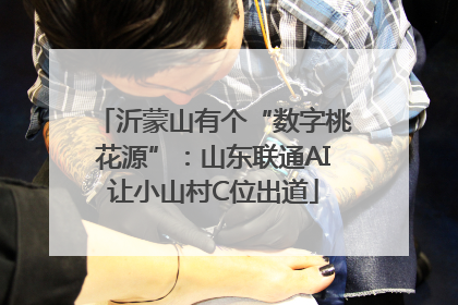 沂蒙山有个“数字桃花源”：山东联通AI让小山村C位出道
