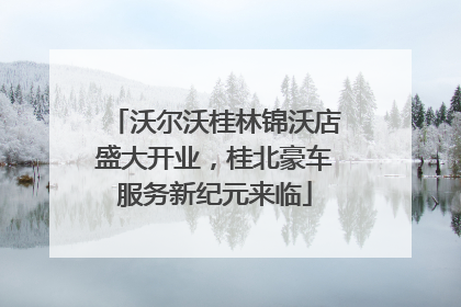 沃尔沃桂林锦沃店盛大开业，桂北豪车服务新纪元来临