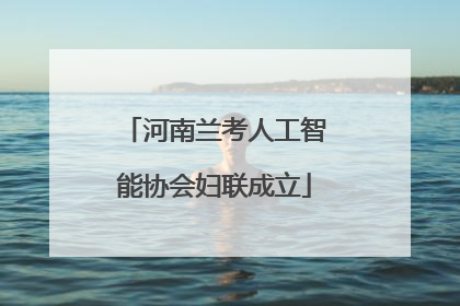 河南兰考人工智能协会妇联成立
