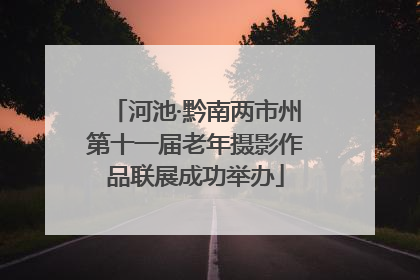 河池·黔南两市州第十一届老年摄影作品联展成功举办