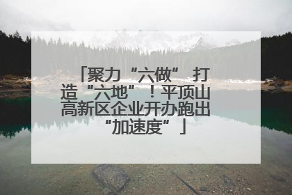 聚力“六做” 打造“六地”！平顶山高新区企业开办跑出“加速度”